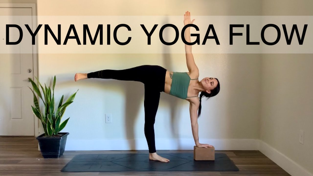 Dynamic Vinyasa Yoga Flow | Full Body Intermediate Yoga Class - YouTube